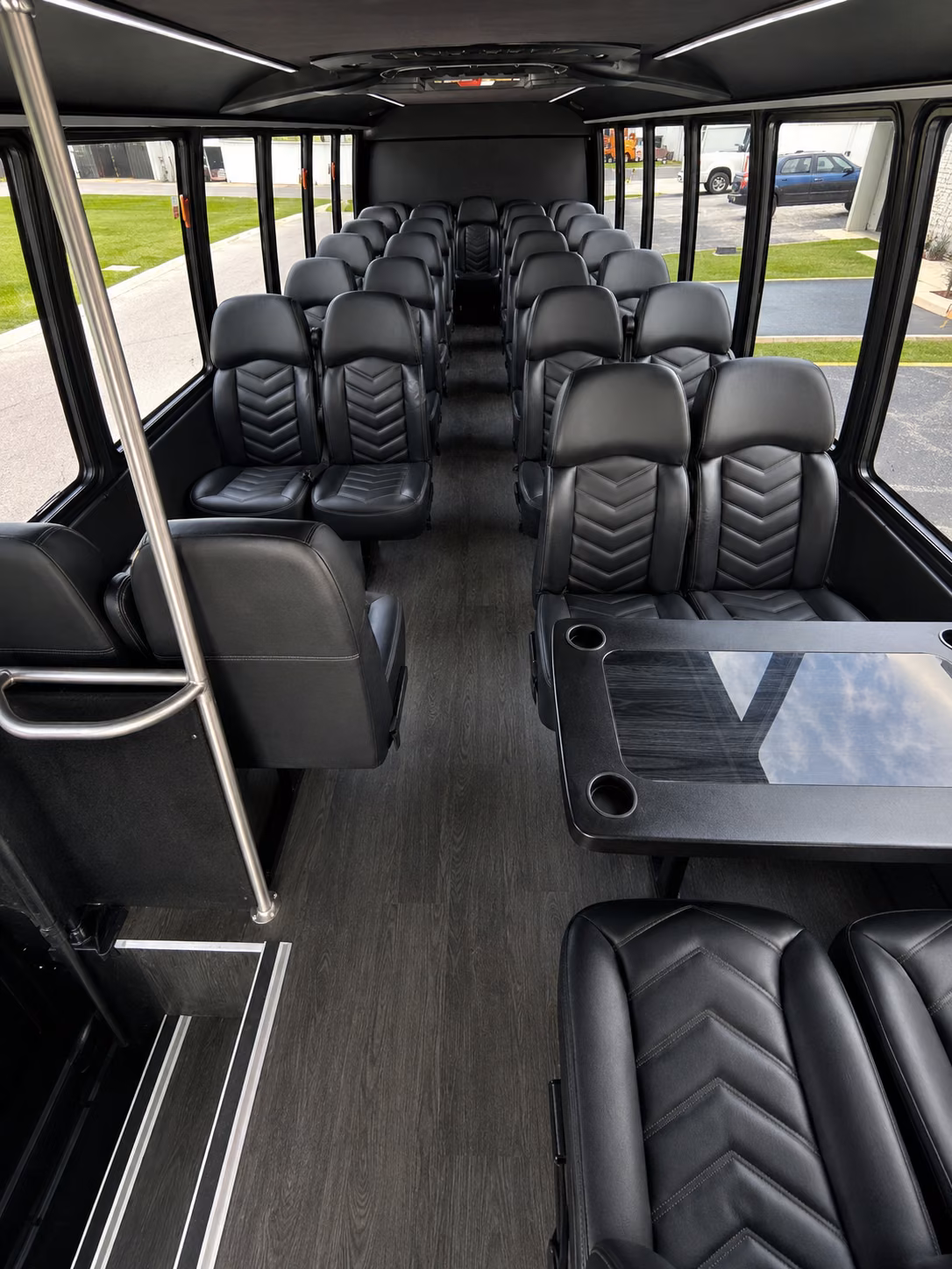 20 passenger minibus inside