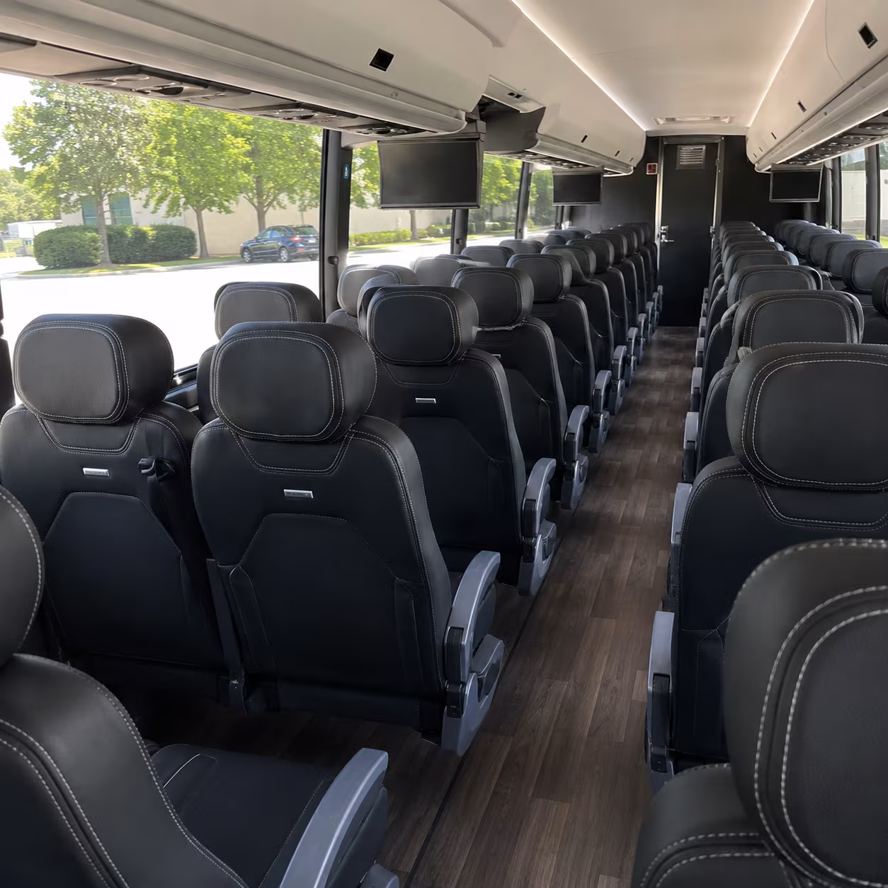 sacramento charter bus interior gallery