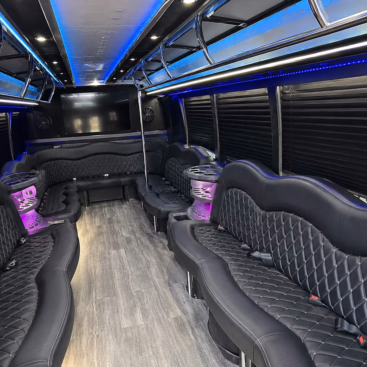 sacramento concert party bus rental