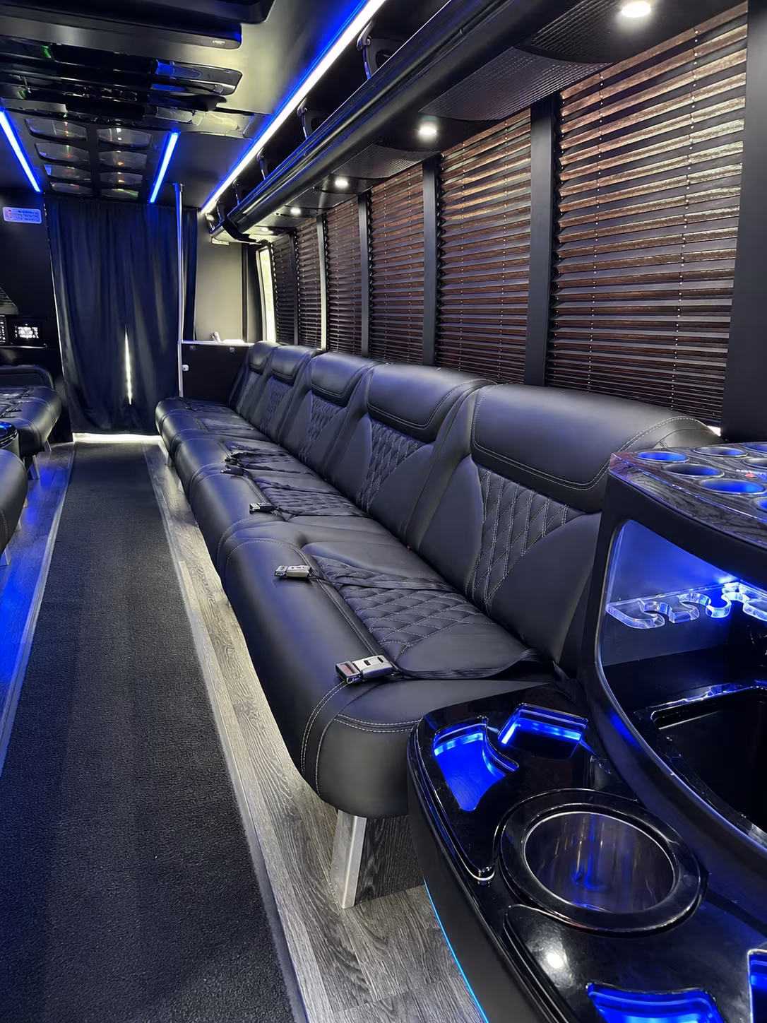 sacramento wedding party bus rental