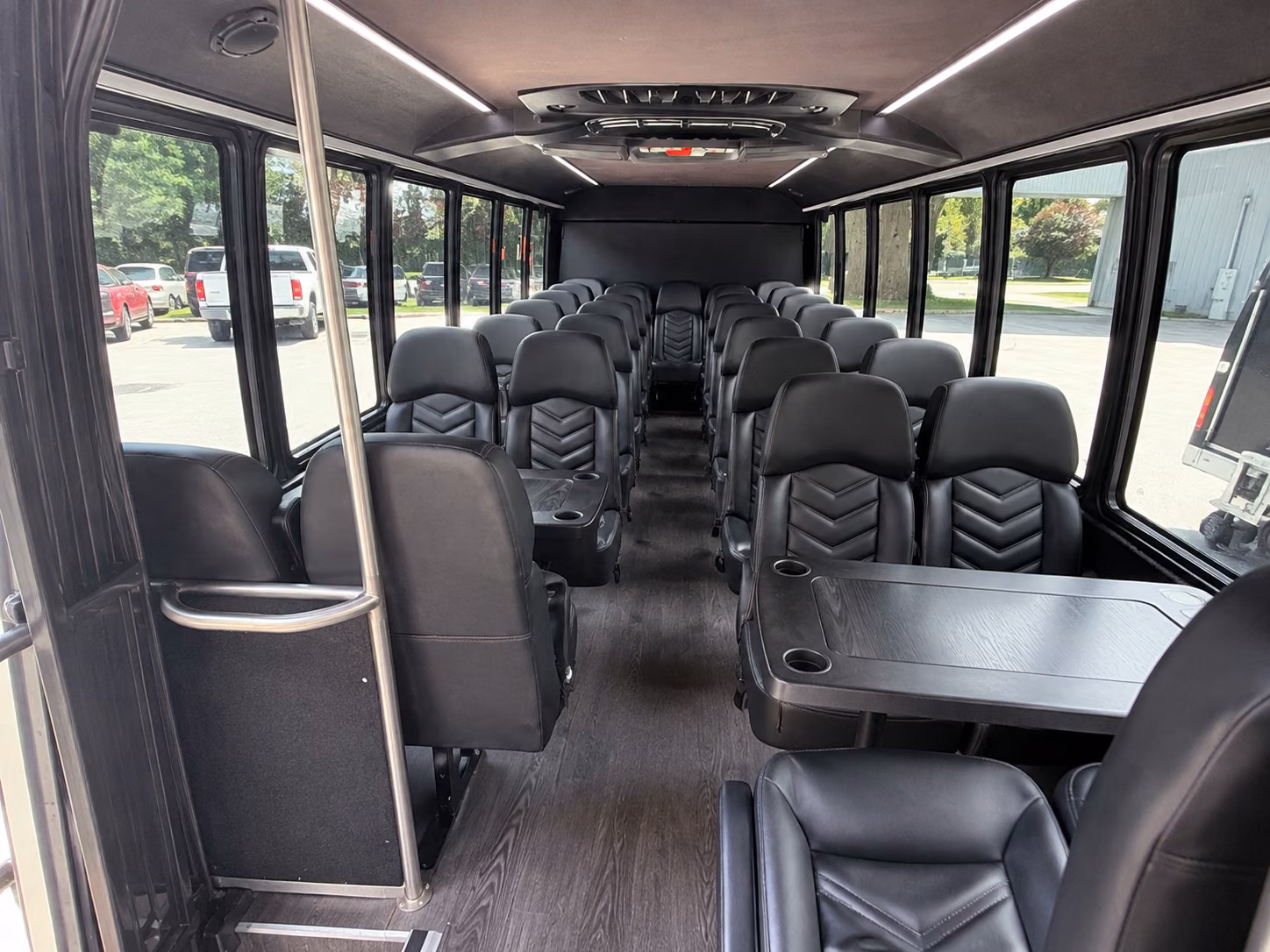 sacramento wedding transportation onboard seating